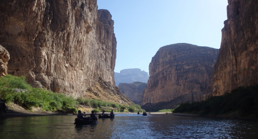 canoeing trip in big bend